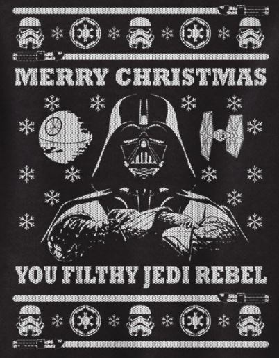 Merry Christmas filthy Jedi rebel